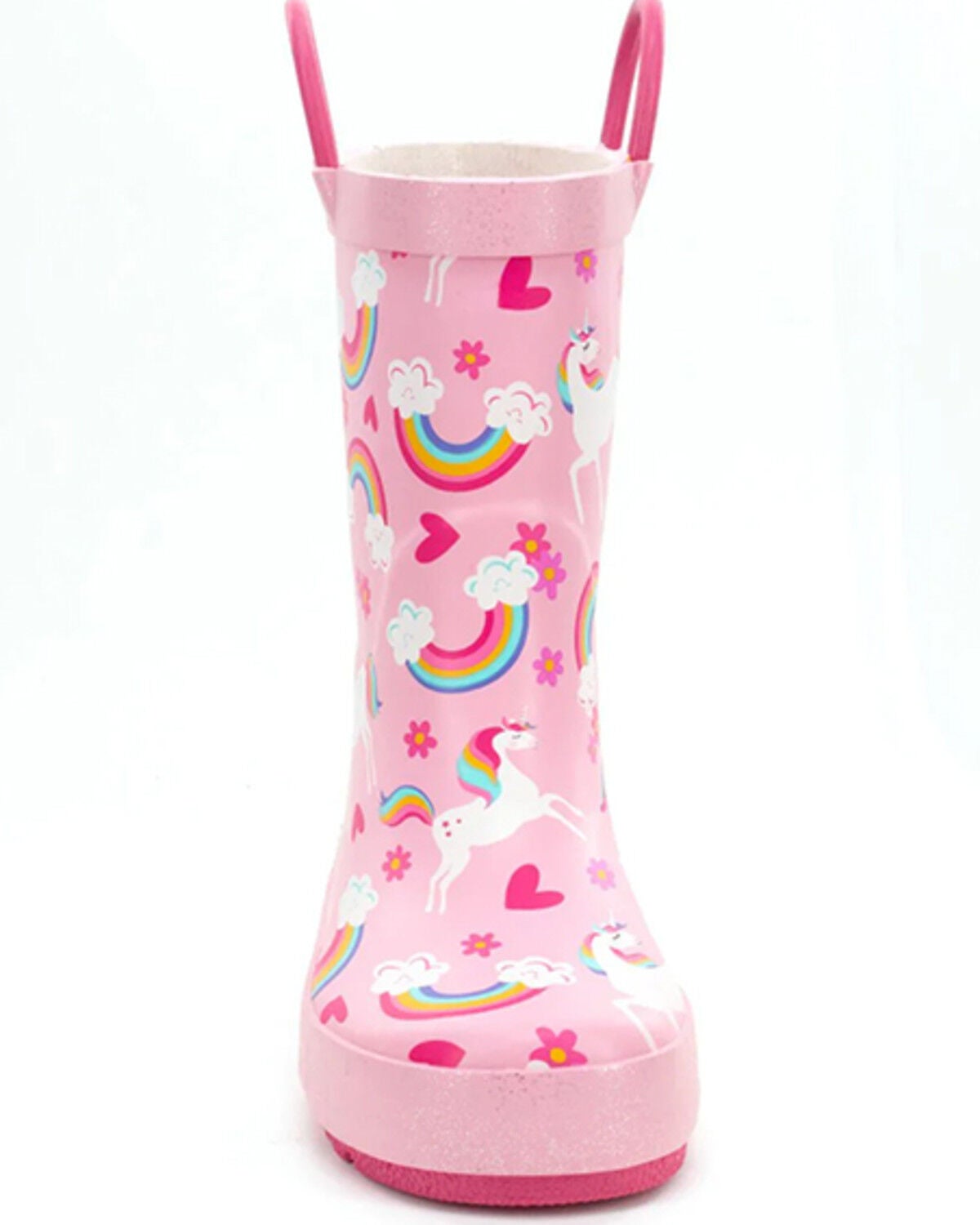 Image #4 - Western Chief Girls' Unicorn Fields Rain Boots - Round Toe, Pink, hi-res