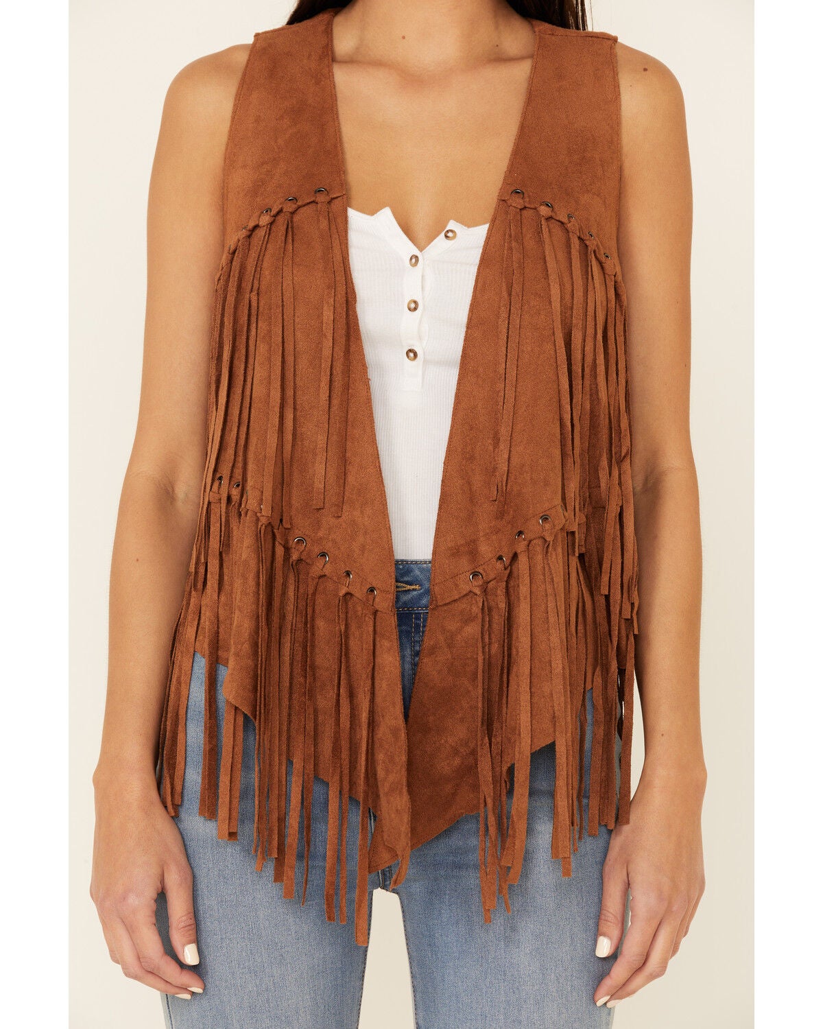 fringe vest womens