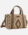 Image #1 - Wrangler Women's Southwestern Print Duffle Bag, Khaki, hi-res