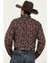 Image #4 - Cinch Men's Paisley Print Long Sleeve Button-Down Western Shirt, Black, hi-res