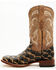 Image #3 - Tanner Mark Men's Monster Fish Print Western Boots - Broad Square Toe, Oryx, hi-res