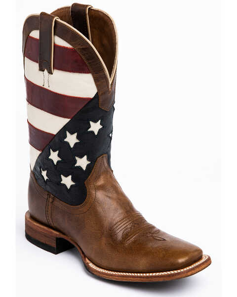 Image #1 - Shyanne Women's Magnolia Western Boots - Broad Square Toe, Brown, hi-res