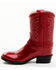 Image #3 - Shyanne Toddler Girls' Little Rosa Western Boot - Round Toe, Red, hi-res