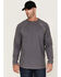 Image #1 - Cody James Men's FR Long Sleeve Raglan Work T-Shirt , Grey, hi-res