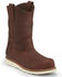 Image #1 - Chippewa Men's 11" Edge Walker Waterproof Western Work Boots - Composite Toe, Brown, hi-res