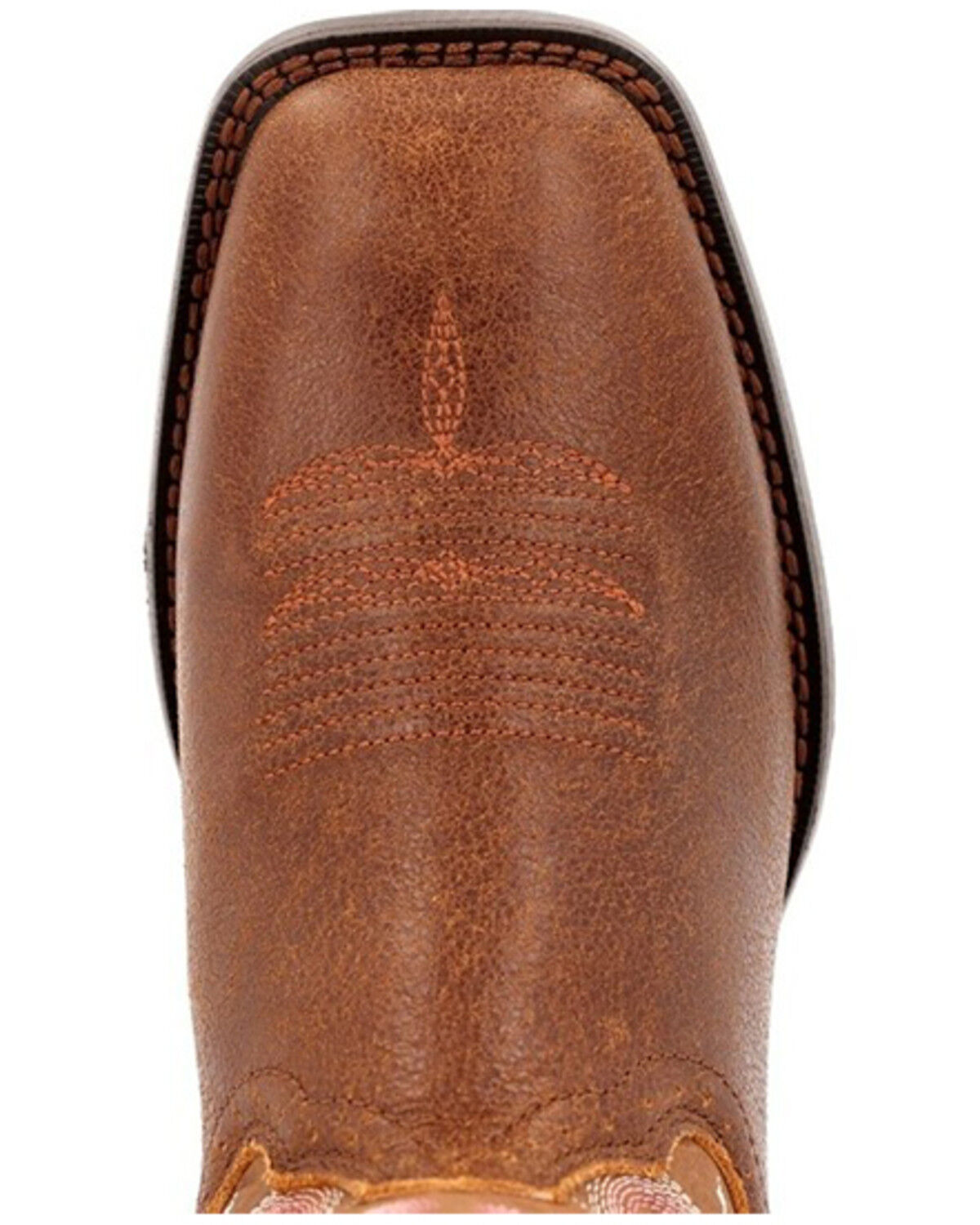 Image #6 - Durango Women's Westward Rosewood Western Boots - Square Toe, Red, hi-res
