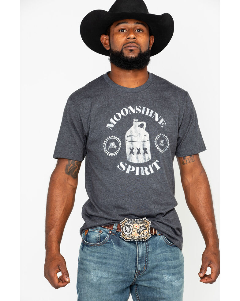 Moonshine Spirit Men's Fine Grade 200 Graphic T-Shirt , Teal, hi-res
