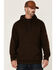 Image #1 - Hawx Men's Primo Logo Graphic Fleece Hooded Work Sweatshirt, Brown, hi-res