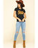 Image #6 - Bandit Brand Women's Horsepower Graphic Short Sleeve Tee, Black, hi-res