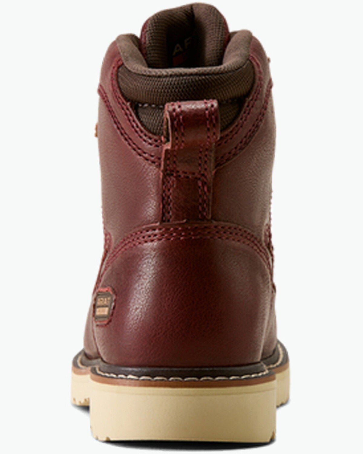 Image #3 - Ariat Women's 6" Rebar&reg; Lift Moc Work Boots - Soft Toe, Red, hi-res