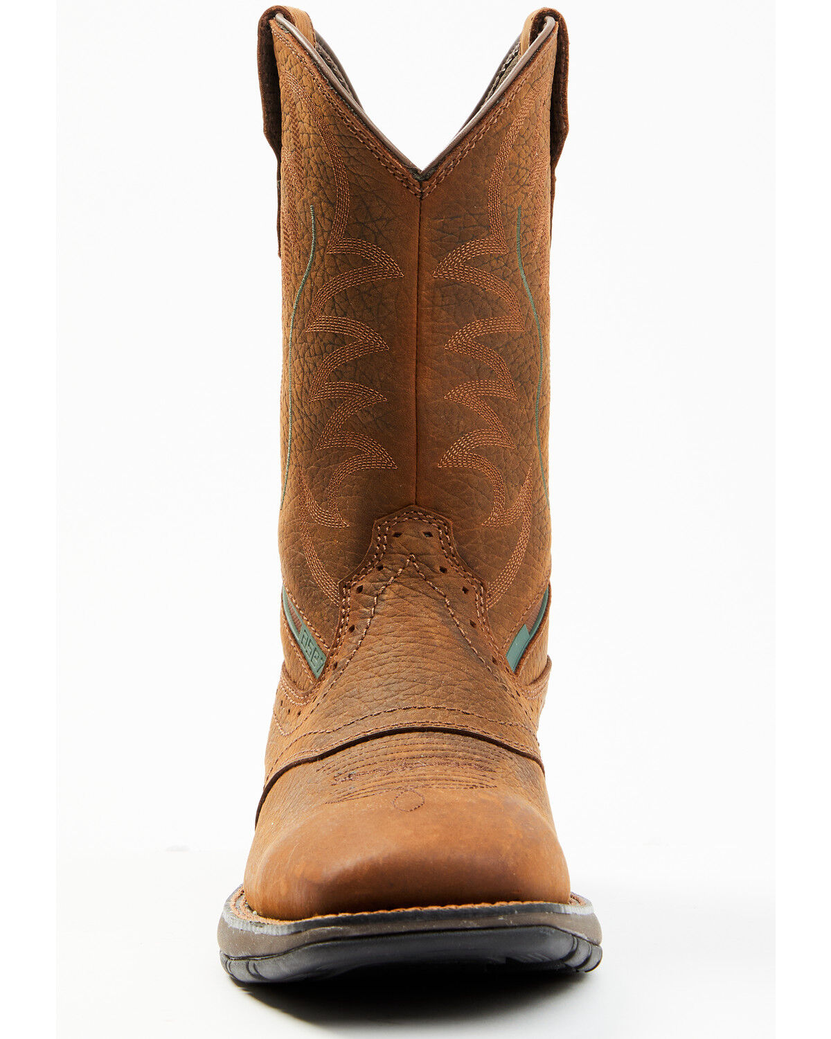 Image #4 - Brothers and Sons Men's Lite Performance Western Boots - Broad Square Toe, Brown, hi-res