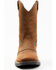 Image #4 - Brothers and Sons Men's Lite Performance Western Boots - Broad Square Toe, Brown, hi-res