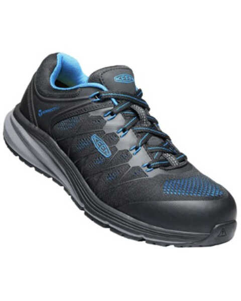 Keen Men's Vista Energy Work Shoes - Carbon Toe, Blue, hi-res