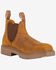 Image #1 - Steel Blue Men's Hobart Pull-On Chelsea Work Boots - Steel Toe, Brown, hi-res