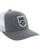 Hooey Men's Gray Bronx Shield Patch Mesh Ball Cap , , hi-res