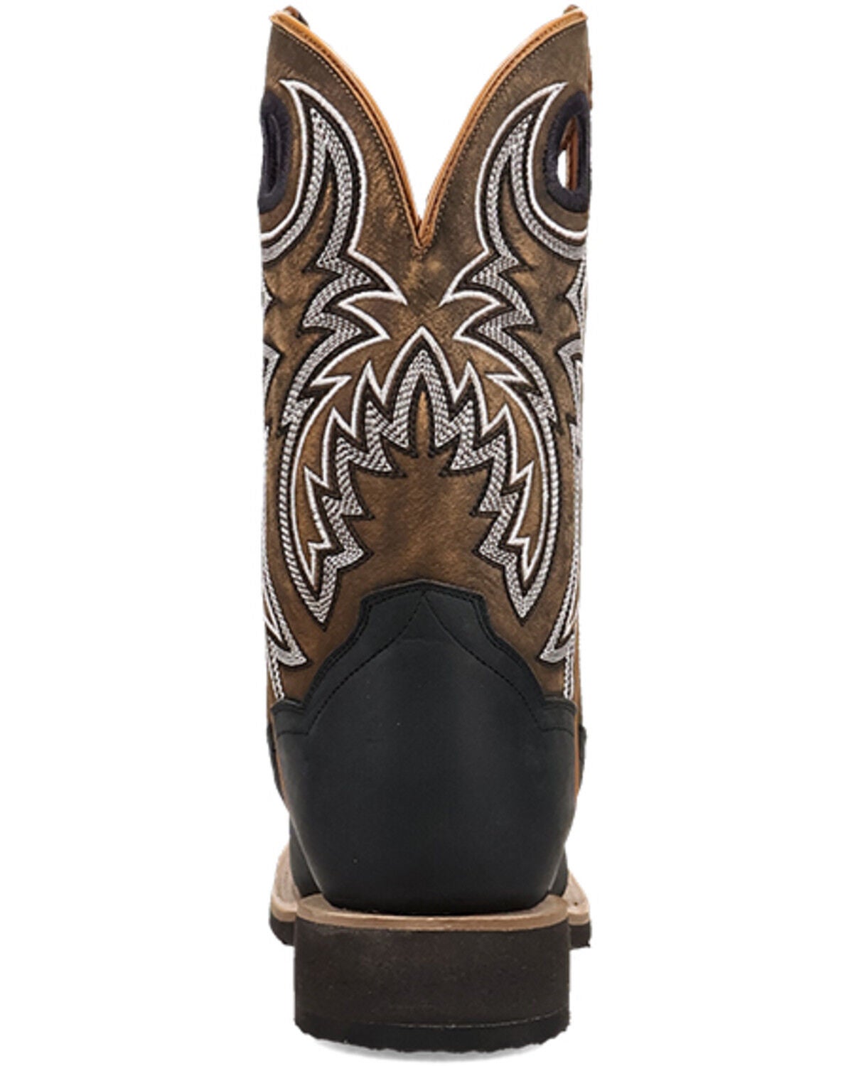 Image #5 - Dan Post Men's Royston Performance Western Boots - Broad Square Toe, Black, hi-res
