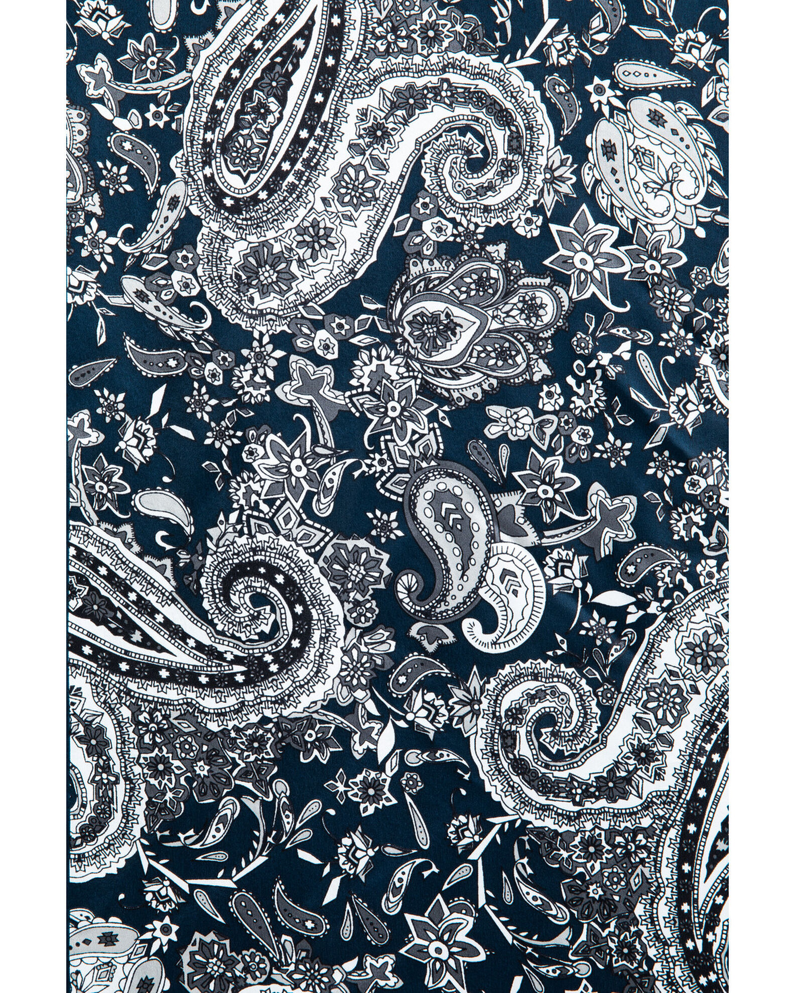 Image #3 - Cody James Men's Silk Black Paisley Bandana, Black, hi-res