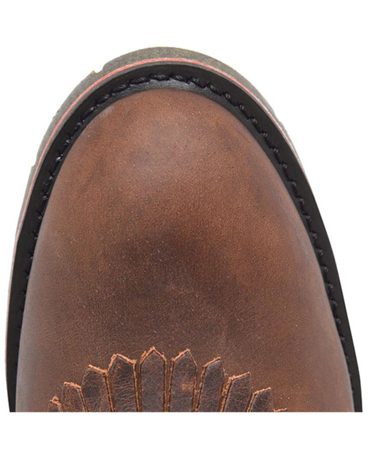 Image #5 - Double H Men's Lewis Packer Boots - Round Toe, Caramel, hi-res