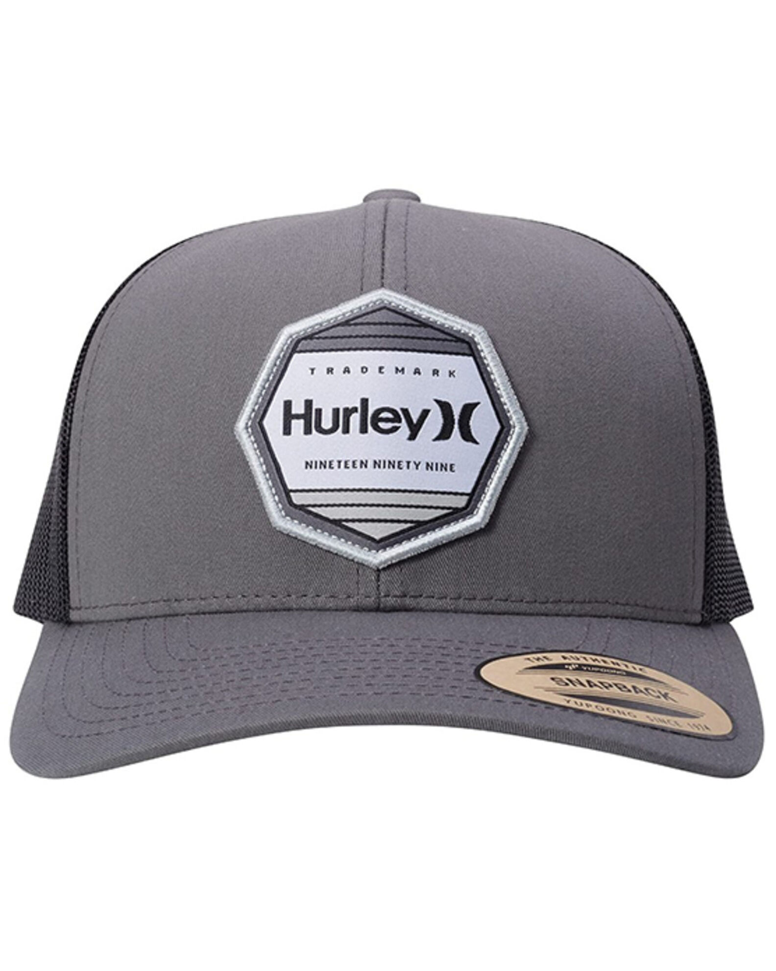 Hurley Men s Pacific Logo Patch Mesh Back Trucker Cap Country Outfitter
