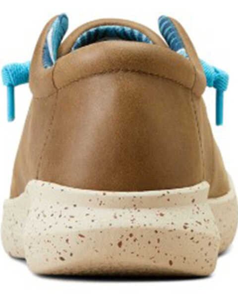 Image #3 - Ariat Men's Hilo Stretch Lace Casual Shoes - Moc Toe , Brown, hi-res