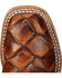 Image #6 - Horse Power Boys' Seas the Day Fish Print Boots - Square Toe, Cognac, hi-res