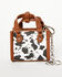 Image #4 - Wrangler X Boot Barn Cow Print Mini Handbag Charm, Multi, hi-res