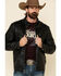 Cody James Men's Black Backwoods Distressed Faux Leather Moto Jacket - Big , Black, hi-res