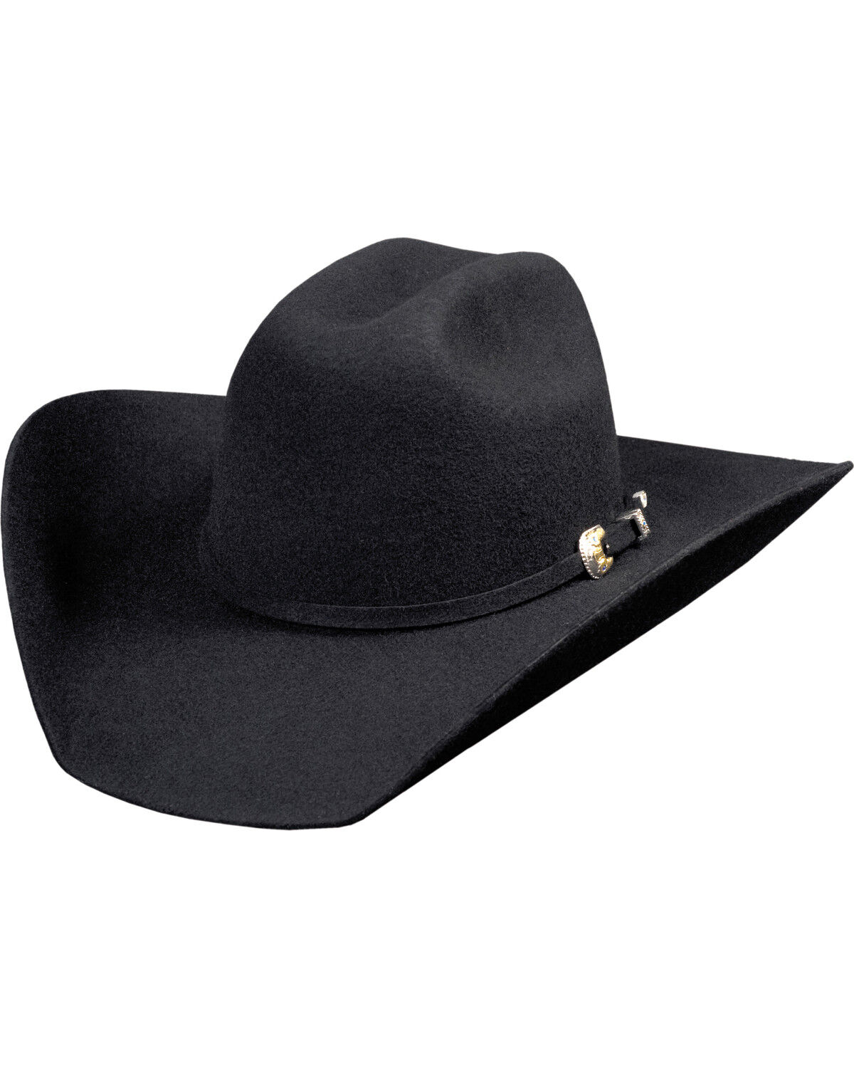 Image #1 - Bullhide Men's Kingman 4X Felt Cowboy Hat, Black, hi-res