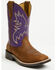 Image #1 - Shyanne Girls' Hannah Performance Western Boots - Broad Square Toe, Purple, hi-res