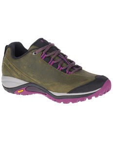 Merrell Women's Siren Traveller 3 Hiking Shoes - Soft Toe, Green, hi-res