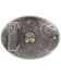 Cody James Men's Two Tone Nevada Oval Belt Buckle, Silver, hi-res