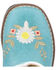 Image #5 - Smoky Mountain Toddler Girls' Autry Western Boots - Broad Square Toe, Turquoise, hi-res