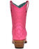 Image #4 - Corral Women's Embroidered Ankle Western Boots - Snip Toe, Fuchsia, hi-res