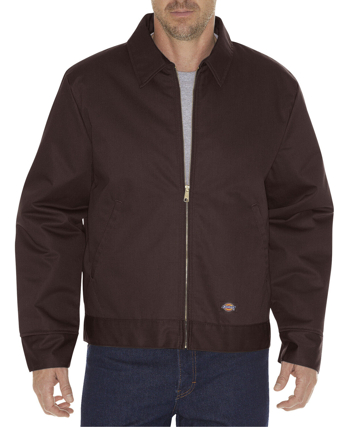 Image #1 - Dickies Men's Insulated Eisenhower Work Jacket, Dark Brown, hi-res