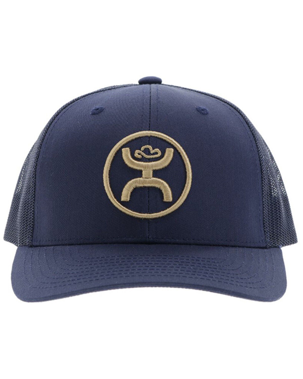 Image #3 - Hooey Kids' O-Classic Trucker Cap, Navy, hi-res