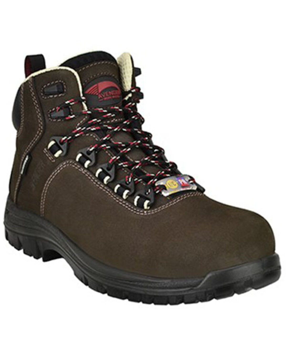 Image #1 - Avenger Men's Breaker Waterproof Work Boots - Composite Toe, Brown, hi-res