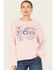 Image #1 - Coors Women's Coors Lady Crewneck Sweatshirt, Pink, hi-res