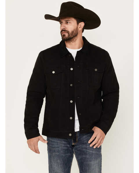 Image #1 - Cody James Men's Ozark Washed Rancher Jacket, Black, hi-res