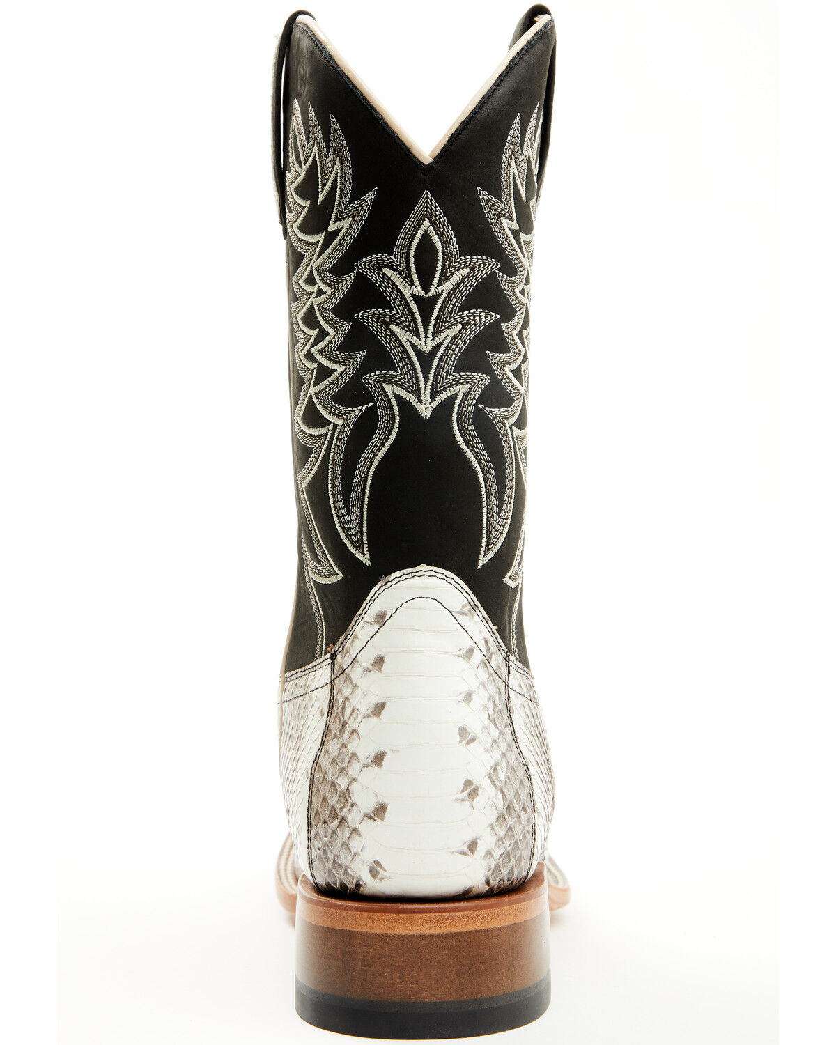 Image #5 - Cody James Men's Exotic Water Snake Back Cut Western Boots - Broad Square Toe, Natural, hi-res