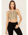Image #2 - Sadie & Sage Women's Next To You Embroidered Crop Top, Olive, hi-res