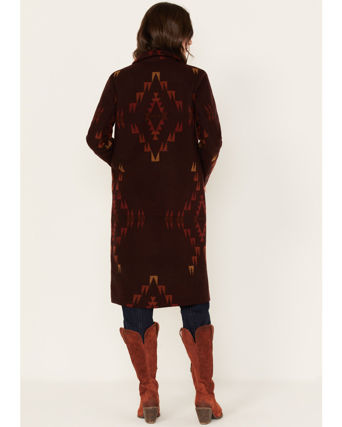 Image #5 - Pendleton Women's Mixed Print Western Jacksonville Jacquard Coat, , hi-res