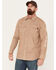 Image #1 - Cody James Men's FR Printed Logo Long Sleeve Midweight Pearl Snap Work Shirt, Rust Copper, hi-res