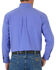 Image #2 - George Strait by Wrangler Men's Solid Long Sleeve Button Down Western Shirt , Purple, hi-res