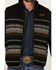 Image #3 - Cinch Men's Canvas Reversible Quilted Striped Zip Vest, Brown, hi-res