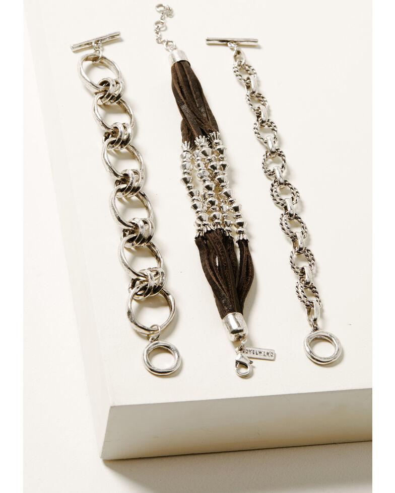 Idyllwind Women's Stilton Drive Bracelet Set - 3-Piece, Silver, hi-res