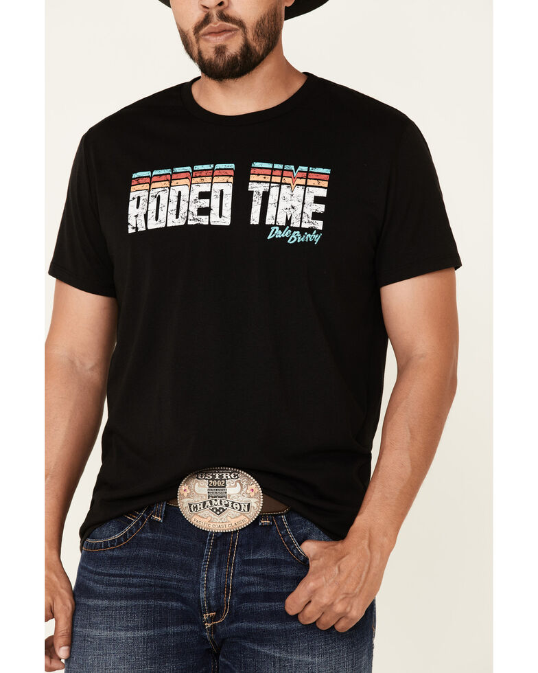 Dale Brisby Men's Rodeo Time Graphic Short Sleeve T-Shirt , Black, hi-res