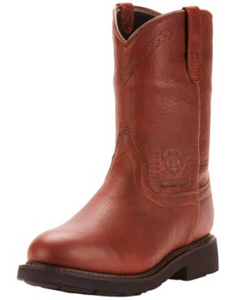 Image #2 - Ariat Men's Sierra H2O Waterproof Work Boots - Soft Toe, Sunshine, hi-res