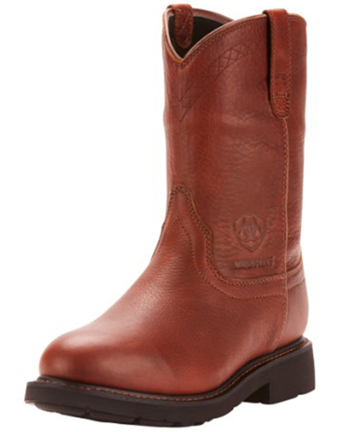 Image #1 - Ariat Men's Sierra H2O Waterproof Work Boots - Soft Toe, Sunshine, hi-res