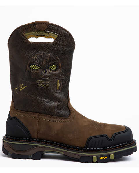 Image #2 - Cody James Men's Decimator Western Work Boots - Nano Composite Toe, Brown, hi-res