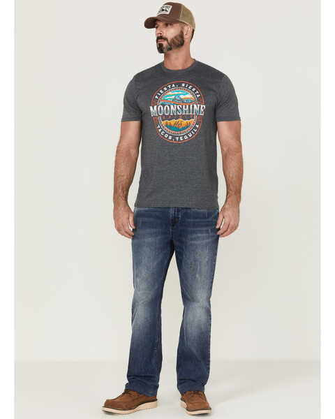 Image #2 - Moonshine Spirit Men's Fiesta Siesta Graphic T-Shirt , Dark Heather Grey, hi-res